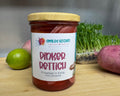 Pinker Rettich mit Limette